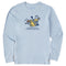 Life is Good M LS Crusher Jake & Rocket GLACIER BLUE