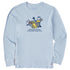 Life is Good M LS Crusher Jake & Rocket GLACIER BLUE