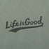 Life is Good M Good Vibes Crew LIG Ballyard MOSS GREEN