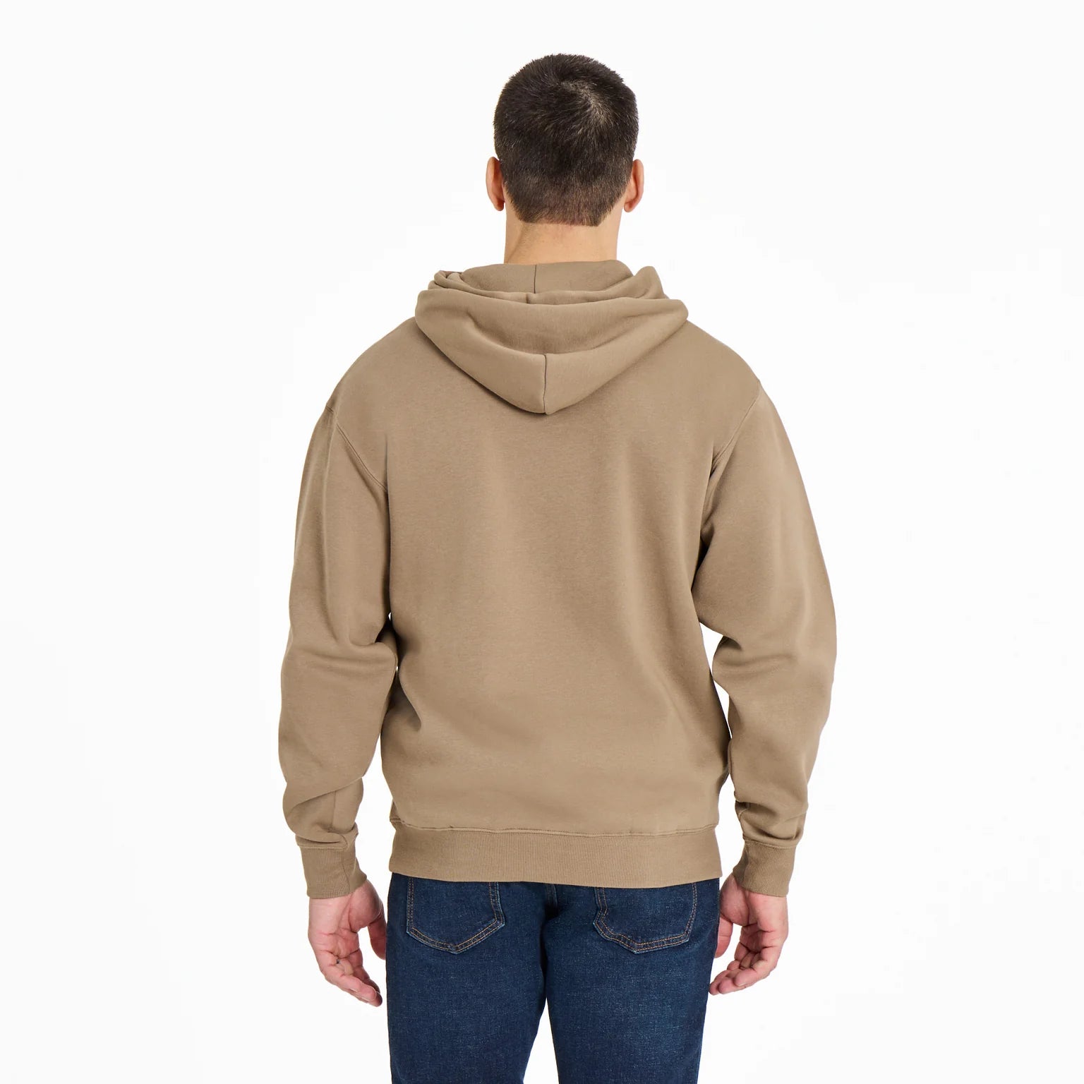 Life is Good M Crafty Good Vibes Fleece Hoodie MUSHROOM BROWN
