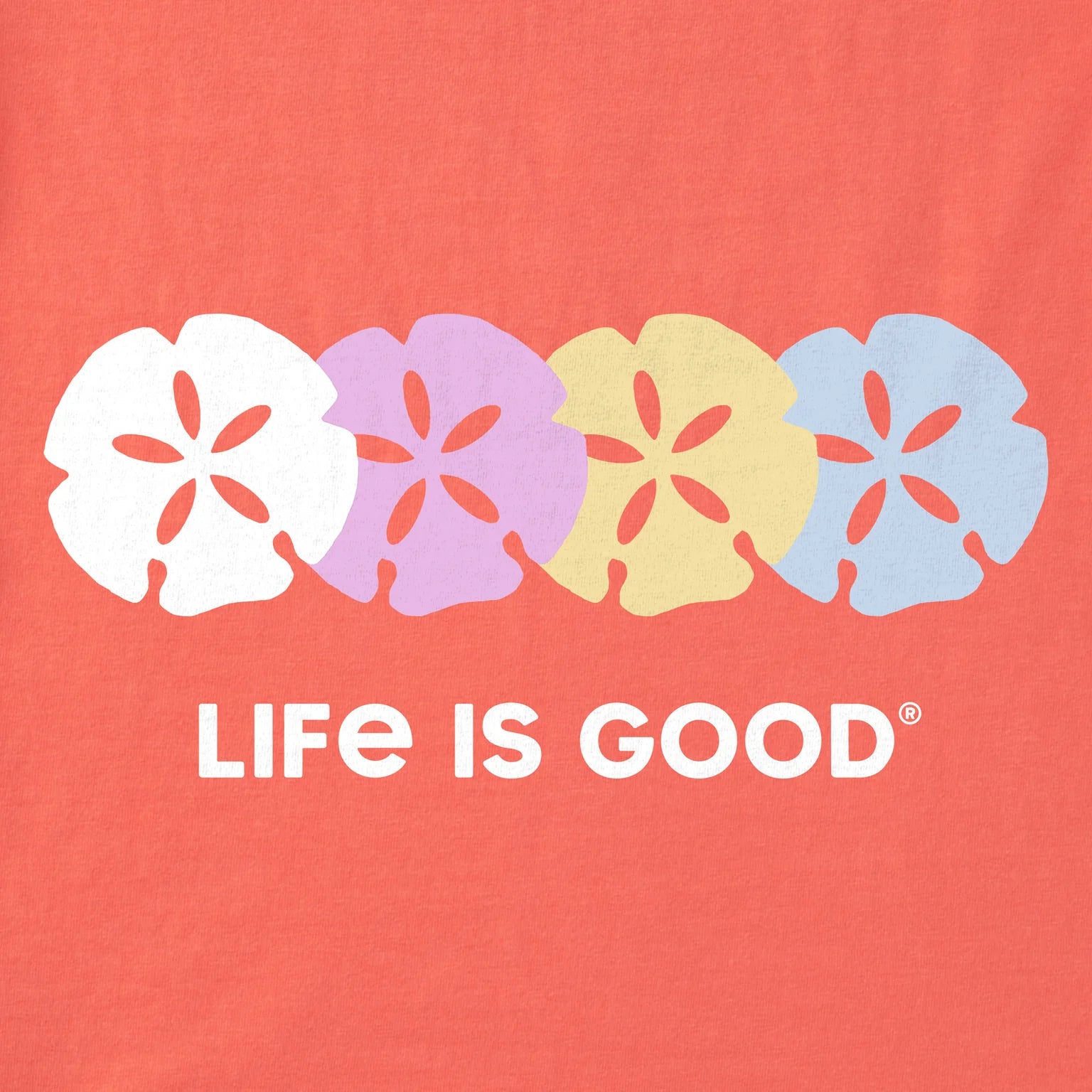 Life is Good  W SS Crusher Rally Sand Dollar Vee MANGO