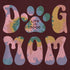 Life is Good W SS Crusher Tie Dye Dog Vee DEEP BURGUNDY