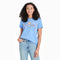 Life Is Good W Crusher Lite School of Tropical Fish Tee CORNFLOWER BLUE