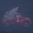 Life is Good W LS Crusher-Lite Christmas Tree Truck Vee DARKEST BLUE