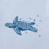 Life is Good W LS Hooded Crusher Floating Turtle Tee SMOKY BLUE