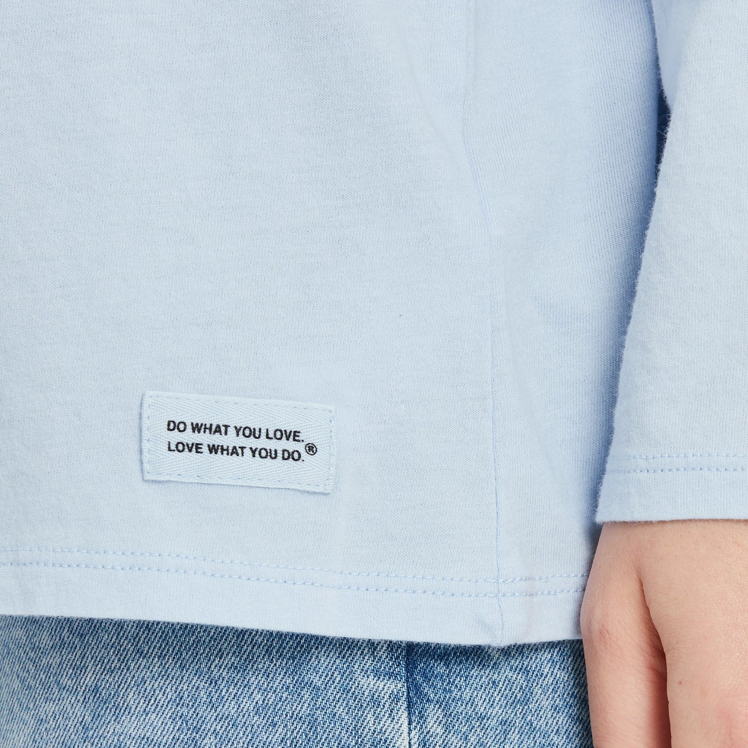 Life is Good W LS Hooded Crusher Floating Turtle Tee SMOKY BLUE