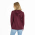 Life is Good W LS Hooded Crusher Detailed Sunflower DEEP BURGUNDY