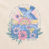 Life Is Good W LS Hooded Crusher Floral Bird PUTTY WHITE