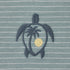 Life Is Good W Striped Hooded Beach Turtle SMOKY BLUE