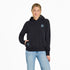 Life is Good W Good Vibes Fleece Hoodie Daisy Trio BLACK