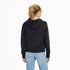 Life is Good W Good Vibes Fleece Hoodie Daisy Trio BLACK