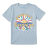 Life is Good Kids SS Crusher Groovy Day Tee GLACIER BLUE