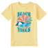 Life is Good Kids SS Crusher Beach Vibes Tee SANDY YELLOW