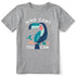 Life Is Good Kids SS Crusher Crafty Toucan Tee GRAY