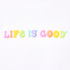 Life is Good Kids LS Crusher Checkered Smile CLOUD WHITE