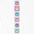 Life is Good Kids LS Crusher Checkered Smile CLOUD WHITE