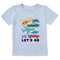 Life Is Good Toddler SS Crusher Let's Go Vehicles GLACIER BLUE