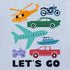 Life Is Good Toddler SS Crusher Let's Go Vehicles GLACIER BLUE