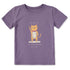 Life Is Good Toddler SS Crusher Cat I'm The Problem DUSK PURPLE