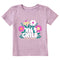 Life is Good Toddler SS Crusher Wild Child Flowers VIOLET PURPLE