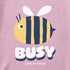 Life is Good Baby Bodysuit LIG Busy Bee VIOLET PURPLE