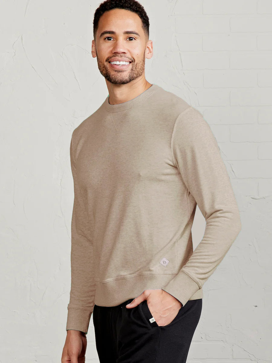 Tasc M Stadium Sweatshirt GRAY OAK HEATHER