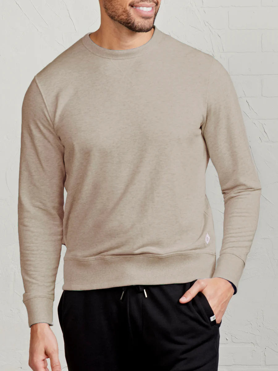Tasc M Stadium Sweatshirt GRAY OAK HEATHER