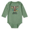Life Is Good Baby Crusher Bodysuit Merry Christmoose Ornaments GRANITE GREEN