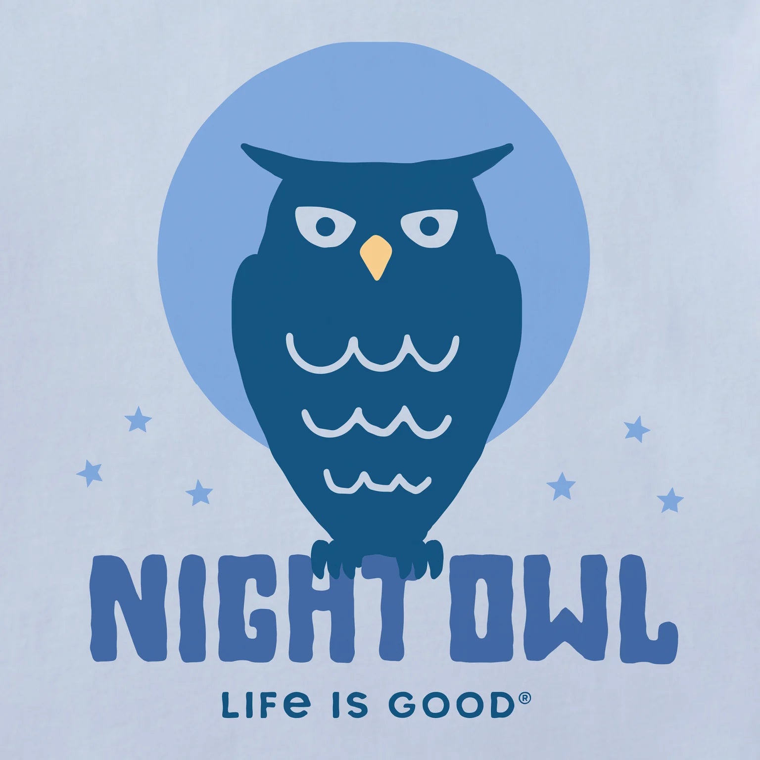 Life Is Good Baby LS Crusher Night Owl GLACIER BLUE
