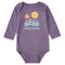 Life is Good Baby Bodysuit Home Grown Garden DUSK PURPLE
