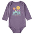 Life is Good Baby Bodysuit Home Grown Garden DUSK PURPLE