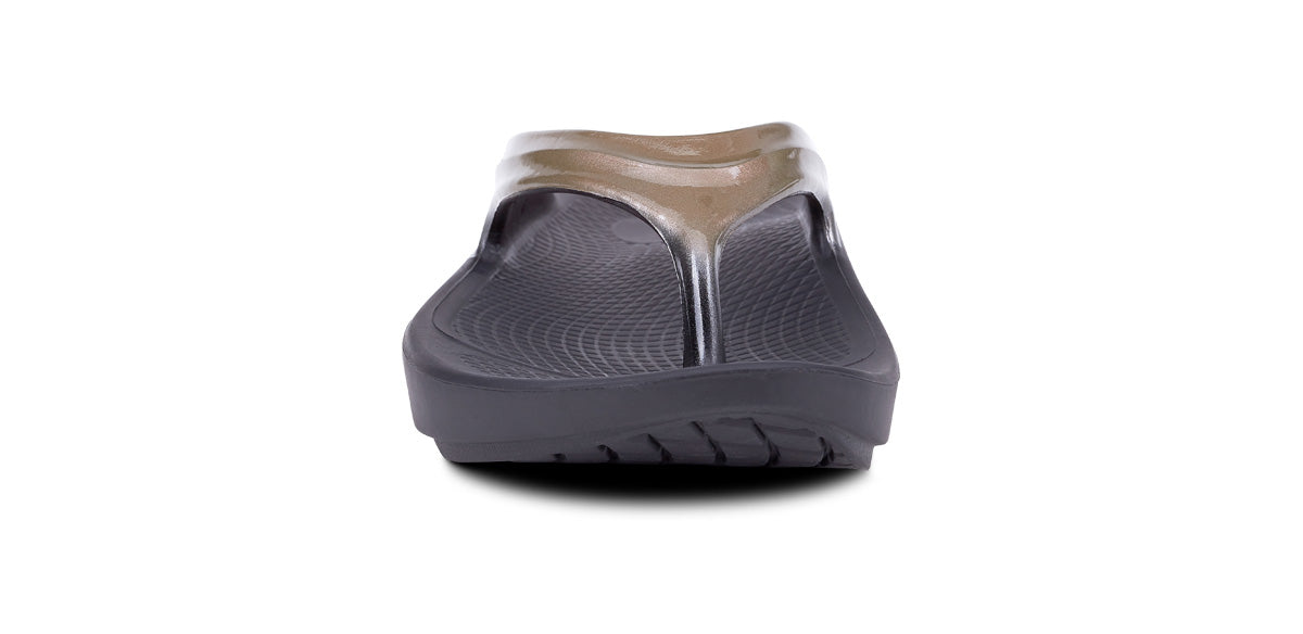 OOFOS W OOlala Luxe Thong Sandal LATTE