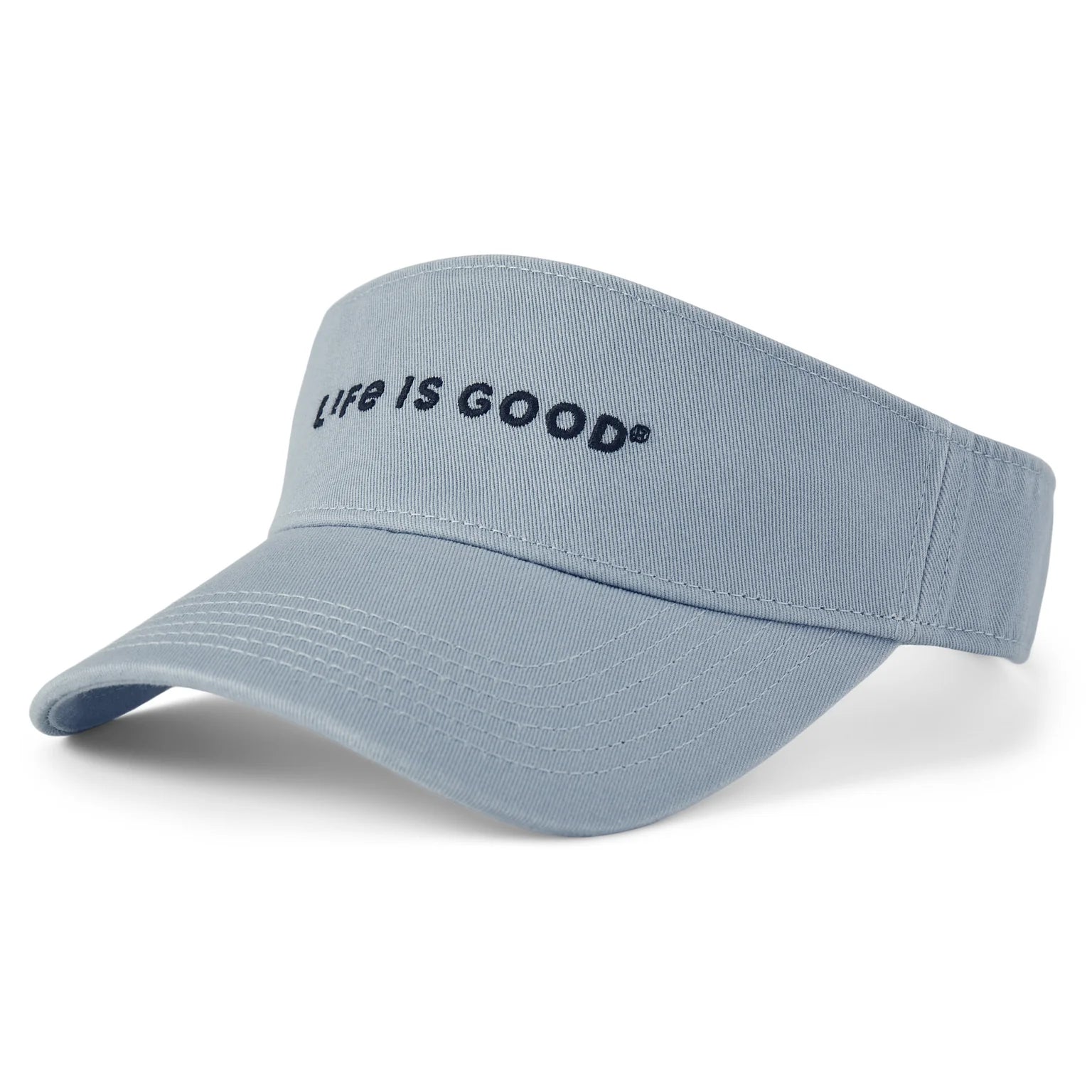 Life is Good Updated Visor Crafty GREY BLUE