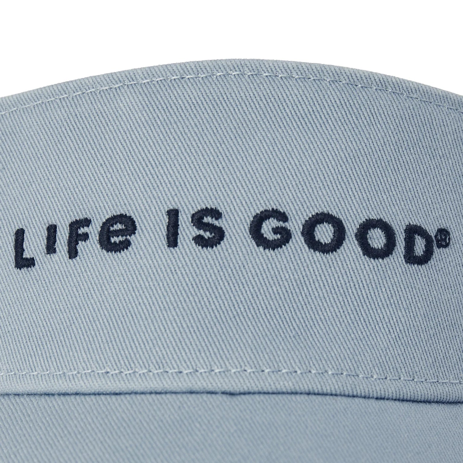 Life is Good Updated Visor Crafty GREY BLUE