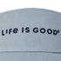Life is Good Updated Visor Crafty GREY BLUE