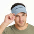 Life is Good Updated Visor Crafty GREY BLUE