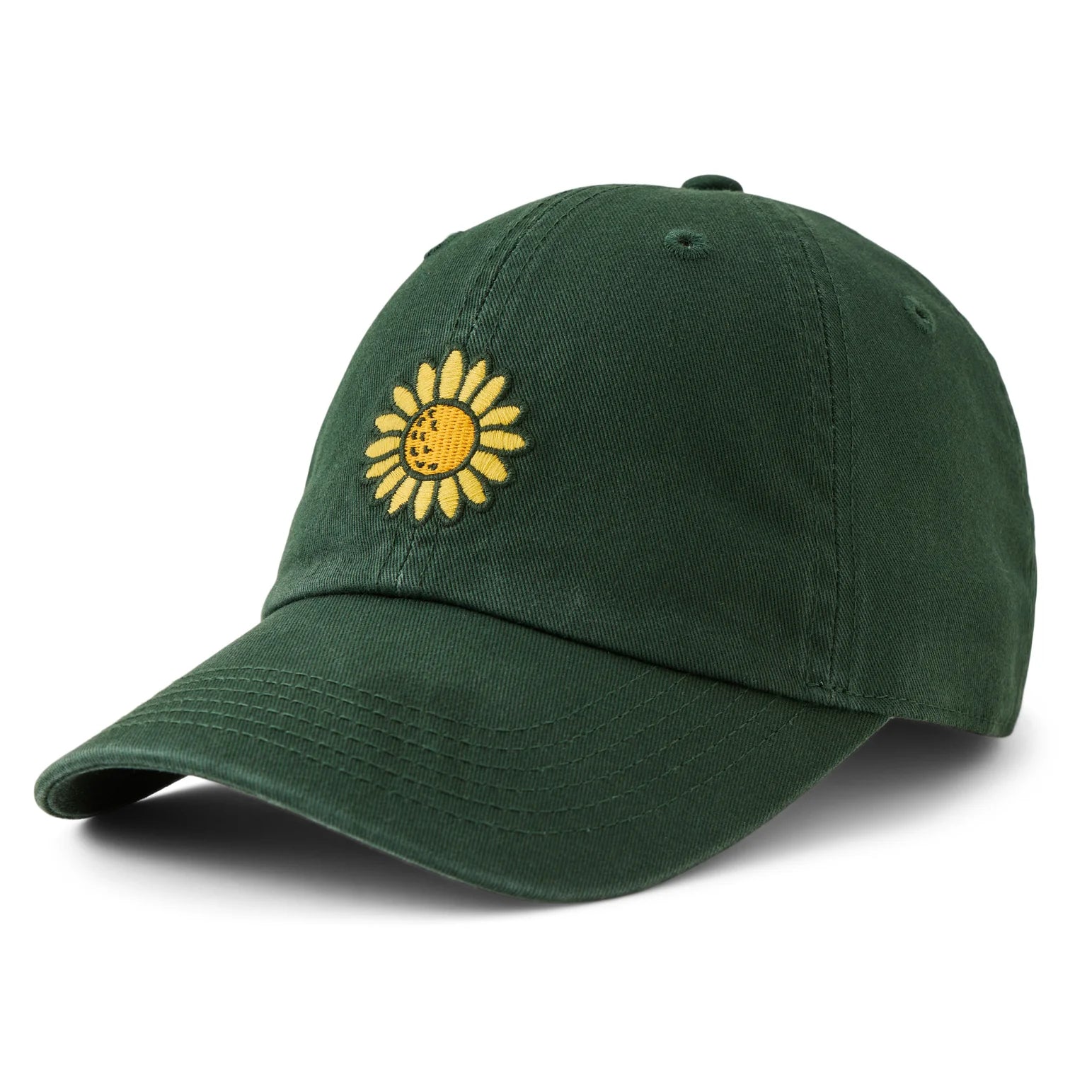 Life is Good Chill Cap Sunflower TREELINE GREEN
