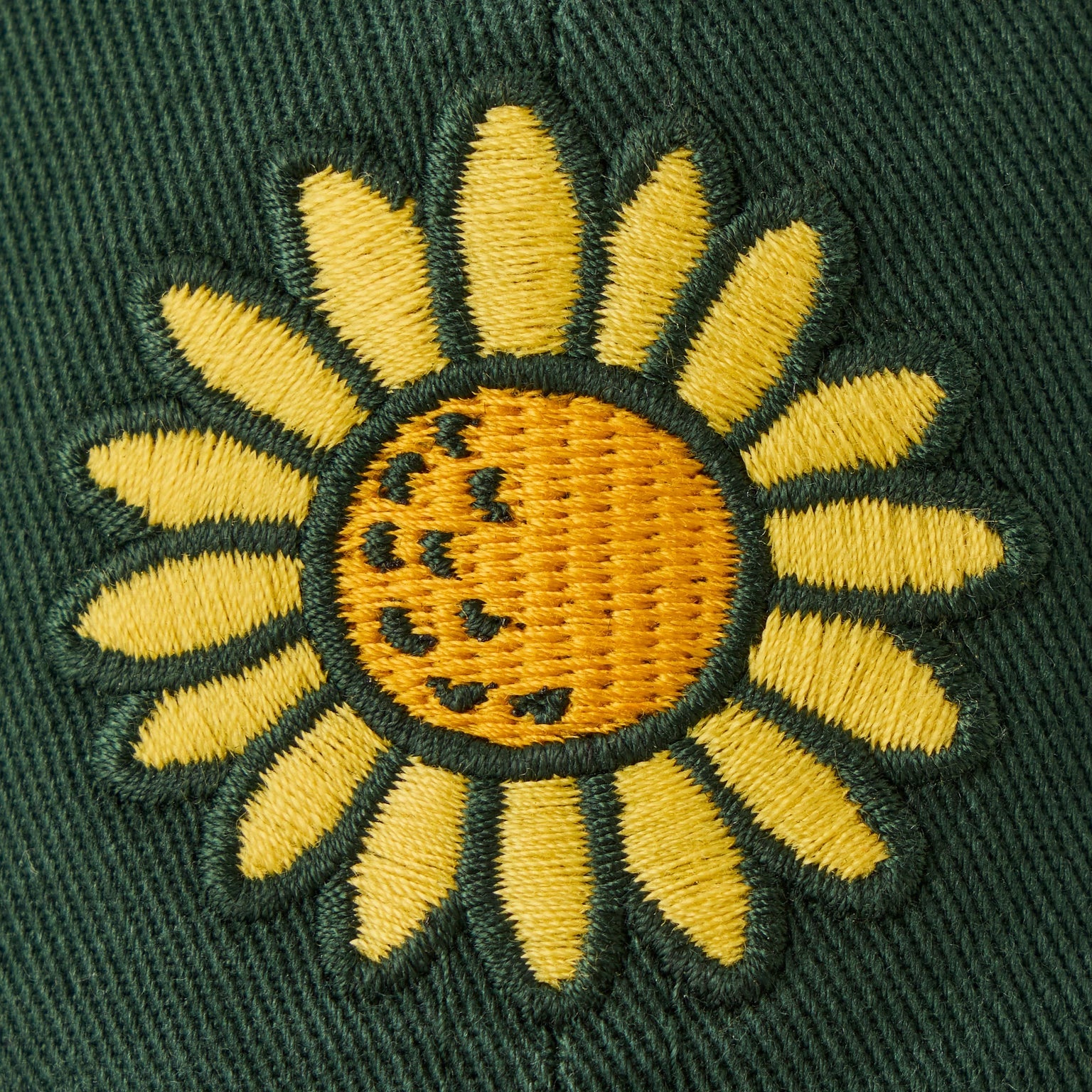 Life is Good Chill Cap Sunflower TREELINE GREEN