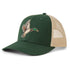 Life is Good Flying Mallard Trucker Hat TREELINE GREEN