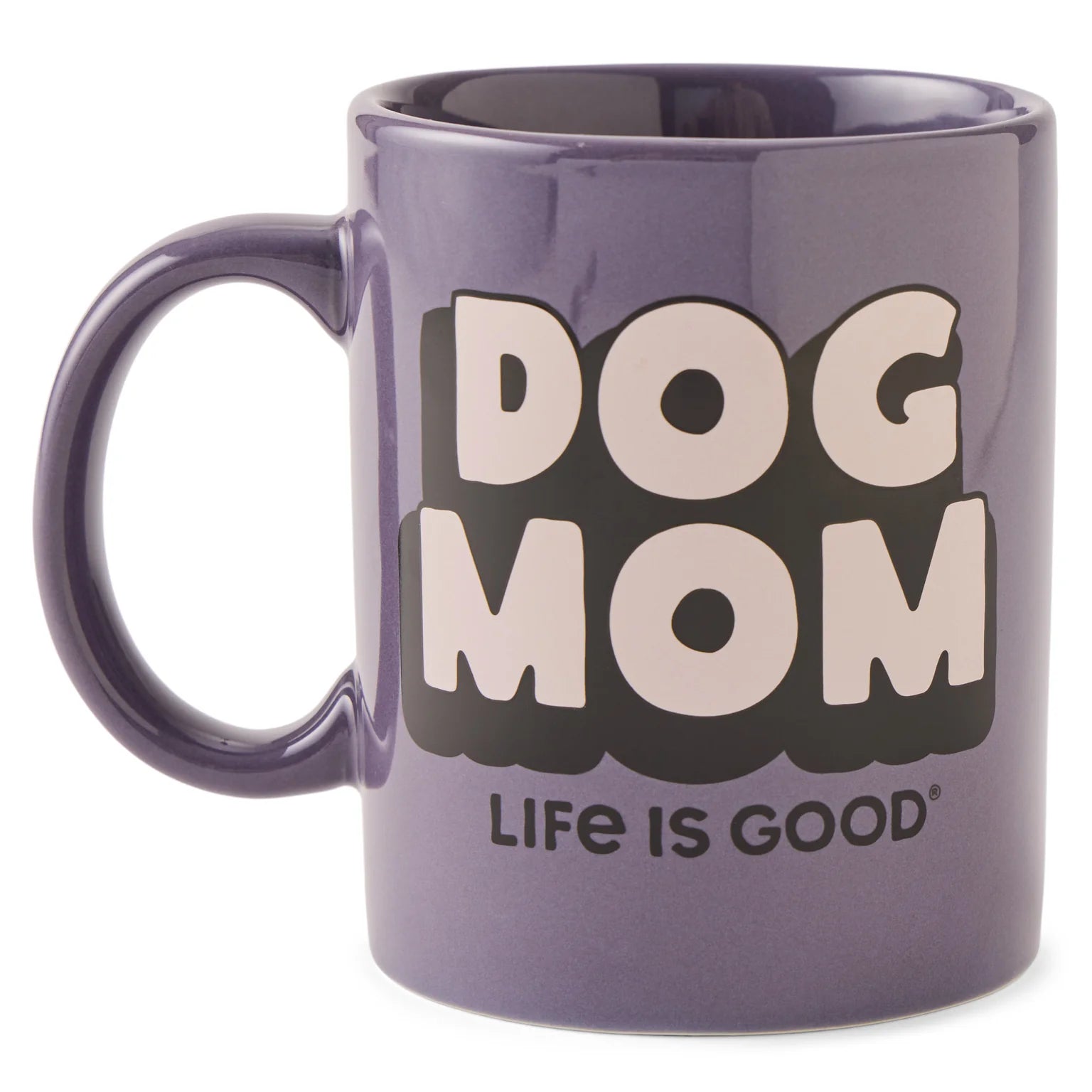 Life is Good Jake's Mug Stay At Home Dog Mom DUSK PURPLE