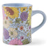 Life is Good Diner Mug Sunshine Floral GLACIER BLUE