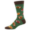 Socksmith M Bamboo Crew Hut Hut Hike GREEN HEATHER