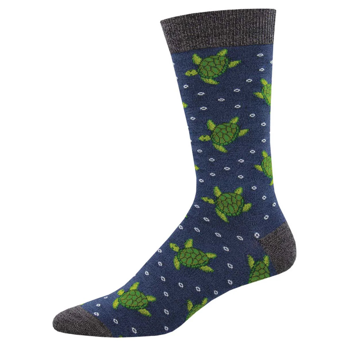 Socksmith M Bamboo Crew TURTLE TALES