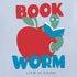 Life is Good Toddler LS Crusher Book Worm GLACIER BLUE