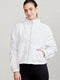 Tasc W Jet Set Ruched Windbreaker WHITE