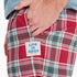 Life is Good M Sleep Pant Holiday Plaid ADIRONDACK RED