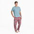 Life is Good M Sleep Pant Holiday Plaid ADIRONDACK RED