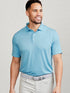 Tasc M Cloud Polo WAVES HEATHER/WHITE