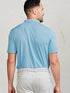 Tasc M Cloud Polo WAVES HEATHER/WHITE