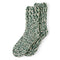 Life is Good W Snuggle Socks GRANITE GREEN